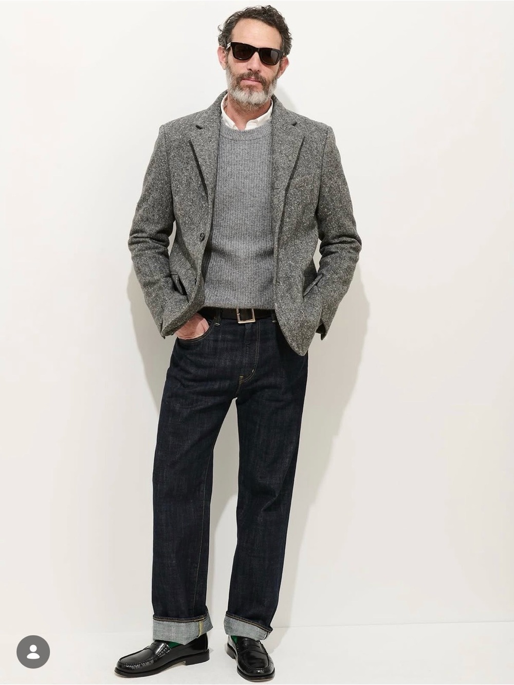 ALEX MILL - Wyatt Blazer in Grey Donegal Wool, Men’s 2XL (NWT) - Picture 2 of 15